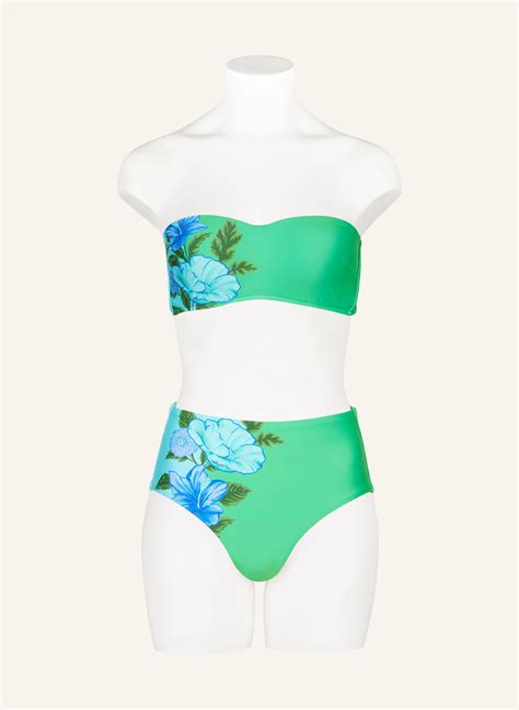 Seafolly High Waist Bikini Hose Garden Party In Gr N T Rkis Blau