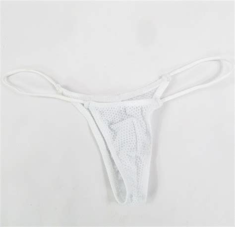 K D K Mens Micro Pouch Smallest Bikini String Thong Eyelet Sport Tricot EBay