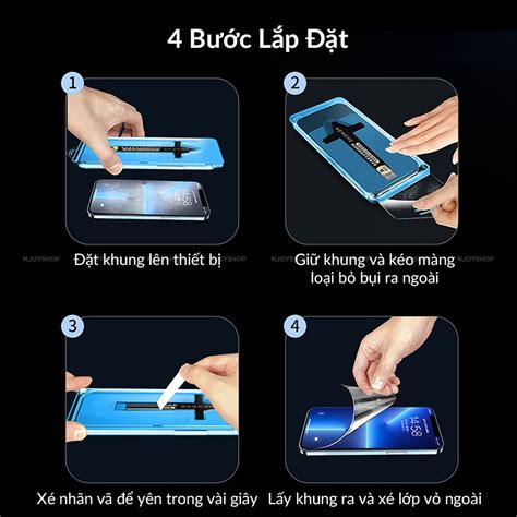 Mua Kính Cường Lực Tự Dán Có Khung Hỗ Trợ Autofit Antidust Chống Bụi