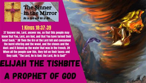 Elijah the Tishbite - The Sinner In The Mirror