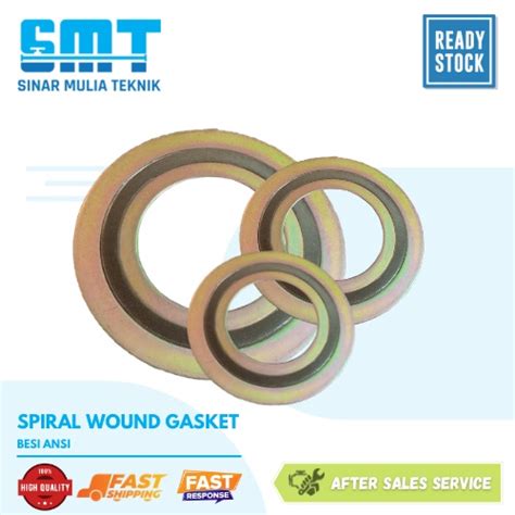 Jual Inch Spiral Wound Gasket Swg Besi Ansi Shopee Indonesia