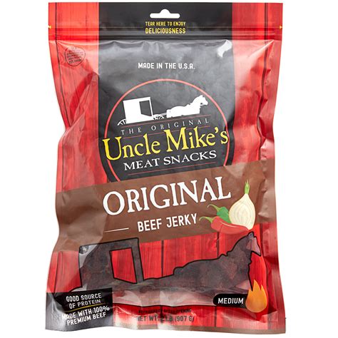 Uncle Mike S Bulk Original Beef Jerky Lb Bags Case