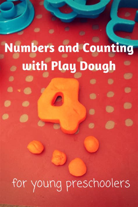 Number Recognition And Counting With Play Dough