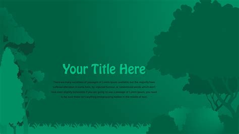 Forest PowerPoint Theme - SlideBazaar