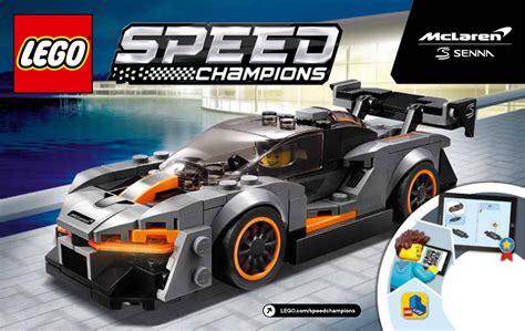Руководство ЛЕГО set 75892 Speed Champions Автомобиль McLaren Senna