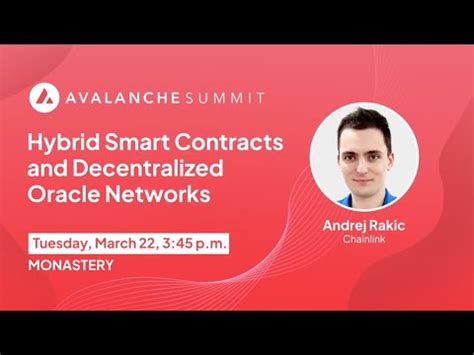 Hybrid Smart Contracts And Decentralized Oracle Networks Ft Chainlink