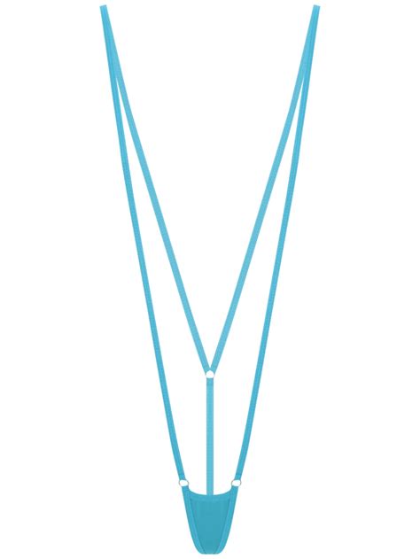 Iefiel Women S Sling Shot Micro Mini Monokini Bikini G String Thongs Swimsuit One Piece Teddy