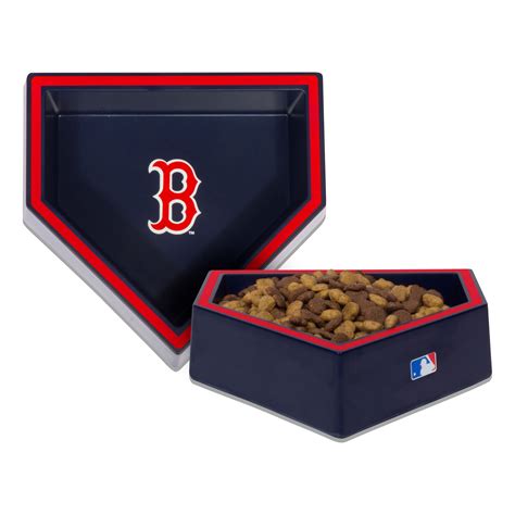 BOSTON RED SOX HOME PLATE DOG BOWL - Nap Cap