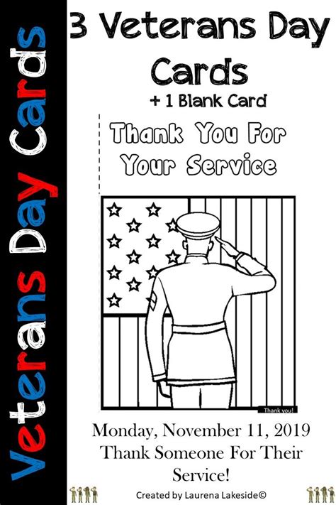 Free Printable Veterans Day Thank You Cards - Printable Word Searches