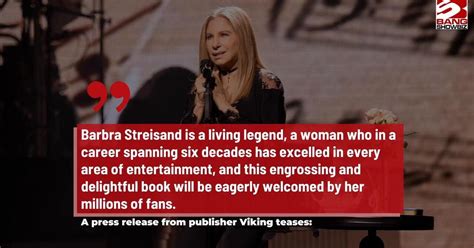 Barbra Streisand Will Narrate The Audio Version Of Her Autobiography