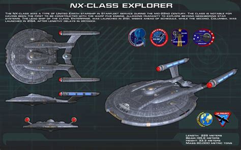 Nx Class Ortho [new] On Deviantart Starship Star Trek Ships