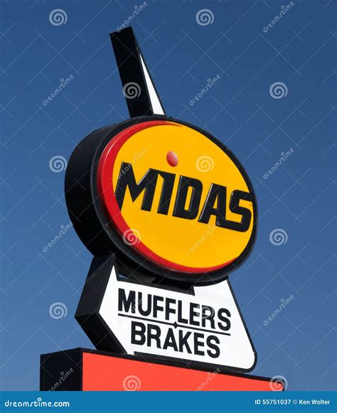 Midas Automotive Service Facility Editorial Photography - Image of