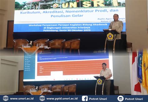 Ptn Unsri Gelar Workshop Penyamaan Persepsi Kegiatan Bidang Akademik