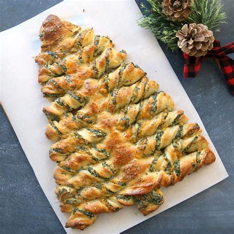 Easy Cheesy Christmas Tree Shaped Appetizers Easy Holiday Appetizer