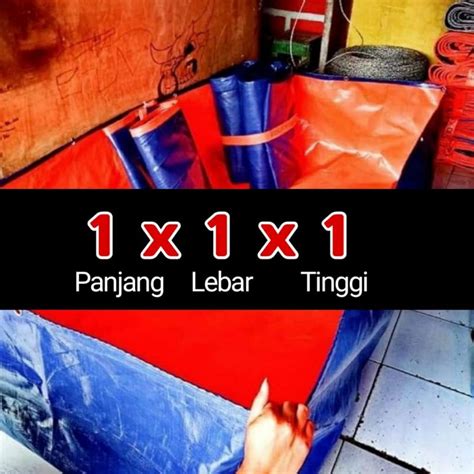 Jual Terpal Kolam Ikan Kotak Tipe Ketebaln A A A Original