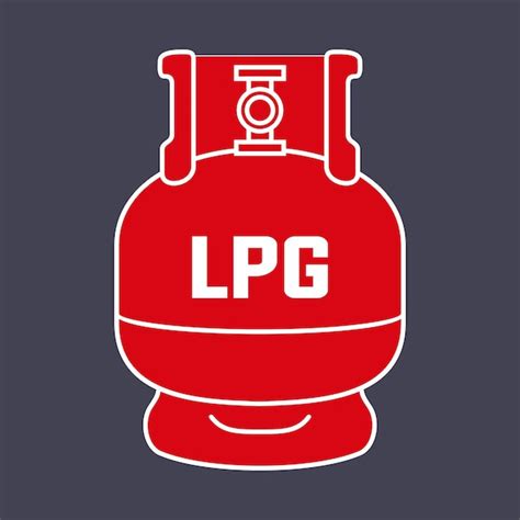 Icono De Cilindro De Gas Vectorial2 Vector Premium