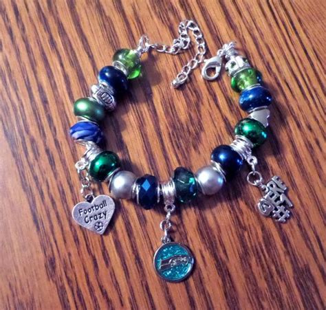 Seattle Seahawks European Charm Bracelet NFL Super Bowl Etsy