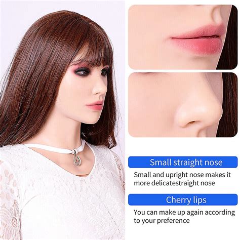 Realistic Silicone Female Mask Full Face Disguise Crossdresser Cosplay