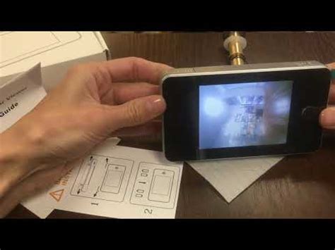 Видеоглазок AVT HAWEL 18L - YouTube