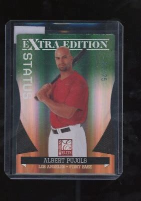 Donruss Elite Extra Edition Status Green Albert Pujols