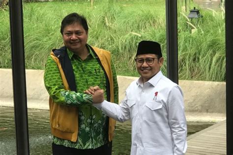 Cara Cak Imin Memaknai Batik Hijau Airlangga Hartarto