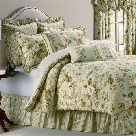 Williamsburg Grandiflora Magnolia Floral Comforter Bedding Floral