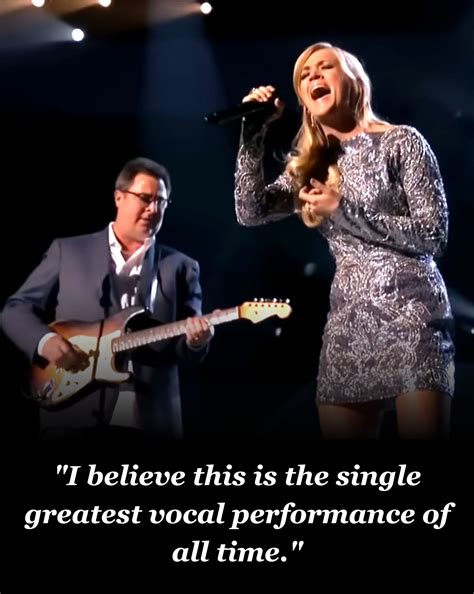 Carrie underwood how great thou art performance moves millions to tears 29