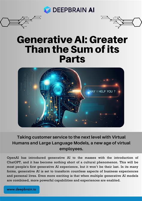 Generative Ai Greater Than The Sum Of Its Parts By Deep Brain Issuu