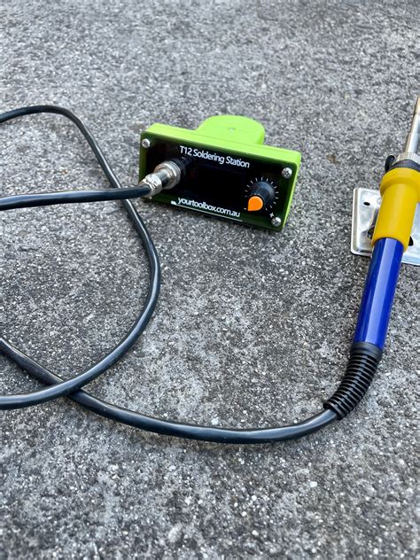 Ryobi 18v custom made smart mini soldering station, T12 – Your ToolBox