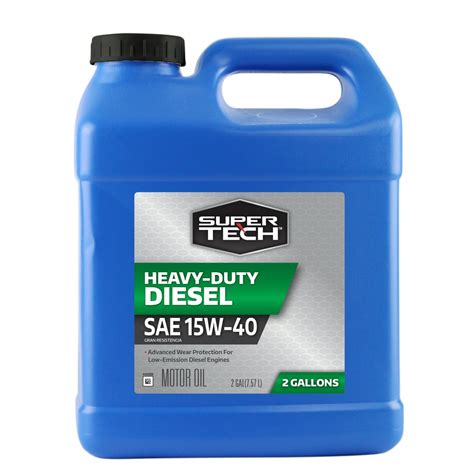 Super Tech Heavy Duty Sae 15w 40 Motor Oil 2 Gallons