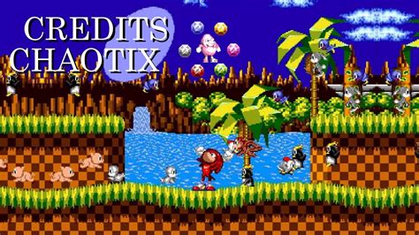 Sonic 1 Credits Staff Roll Knuckles Chaotix Remix YouTube