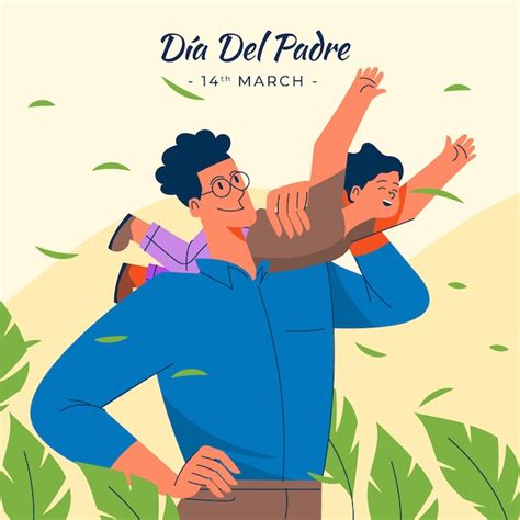 Ilustración Plana Para La Celebración Del Dia Del Padre Vector Gratis