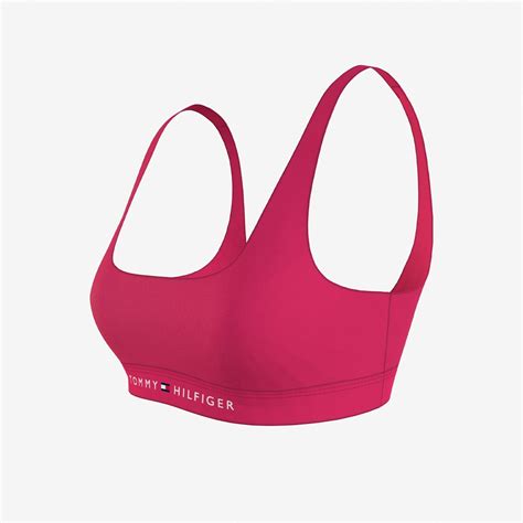 Tommy Hilfiger Kadın Pembe Bikini Üstü Kadin Mayo Bikini