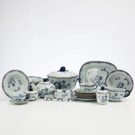 Service Parts Pcs East India R Rstrand Ceramics Porcelain