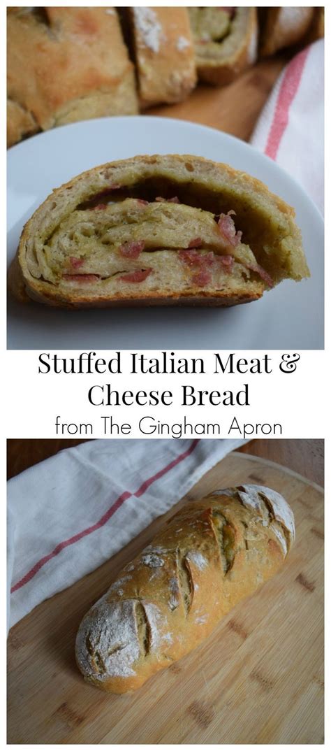 Stuffed Italian Meat And Cheese Bread Recipe Diy Easy Recipes