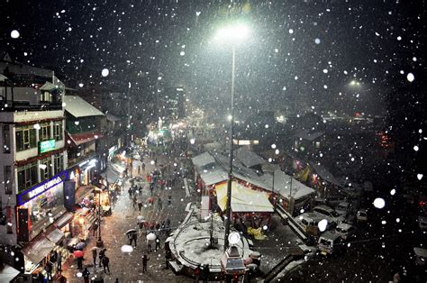 Light Snowfall Rain In Himachal India Tv