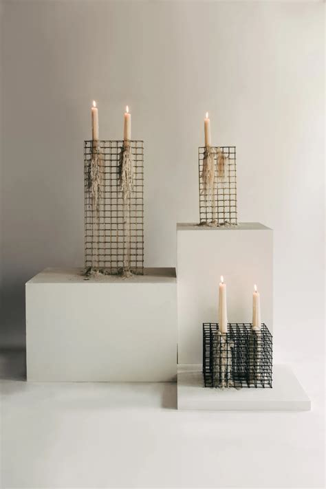candle grid  candles design decor