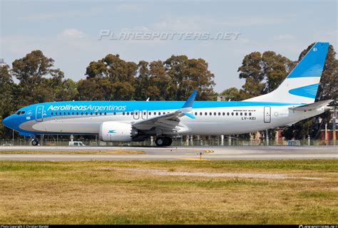 Lv Kei Aerolineas Argentinas Boeing Max Photo By Christian Mandel