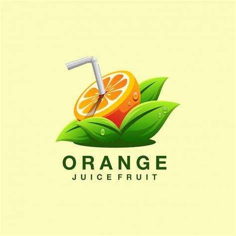 Premium Vector | Juice logo design vector illustrator