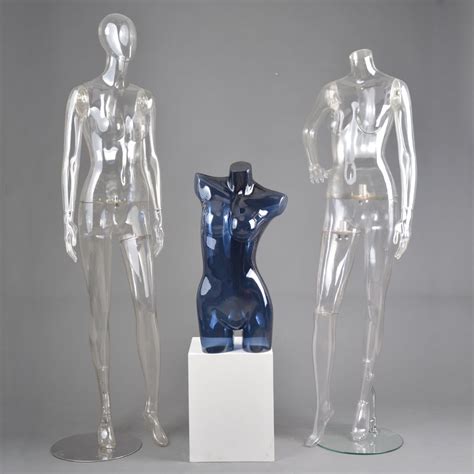 Wholesale Plastic Pc Clear Transparent Female Full Body Mannequins For