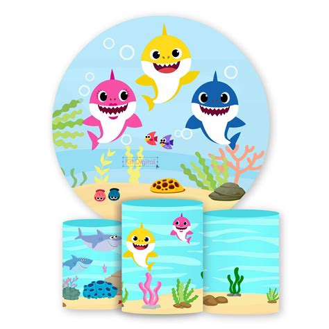 Painel E Cilindros Baby Shark Kit Digital