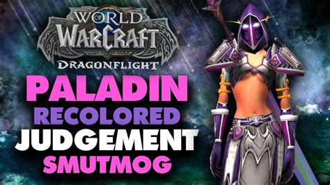 Paladin Transmog Purple Judgement With A Twist Wow Dragonflight