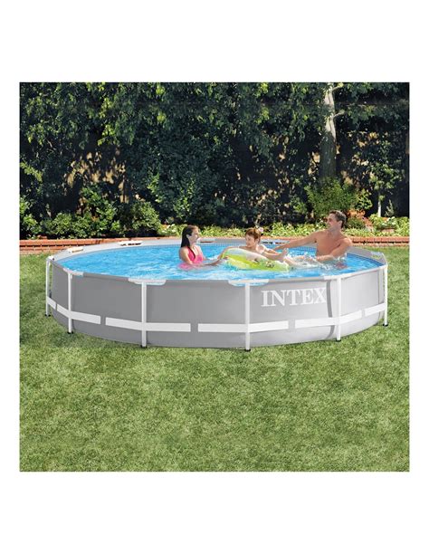 INTEX 26712NP Piscine tubulaire PRISM FRAME ronde Ø3 66 x H 0 76 m