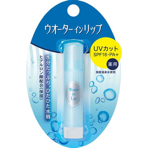 Fine To Day Shiseido Water In Lip Medicated Stick Uv N 35g Quasi Drug