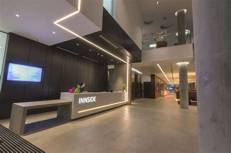 Melia Innside Hotel Manchester Reid Architects Lobby Reception Desk