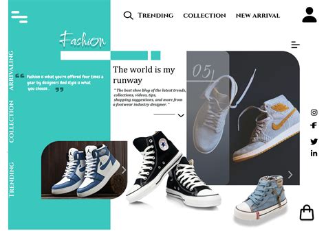 Shoes Web Page Design Figma