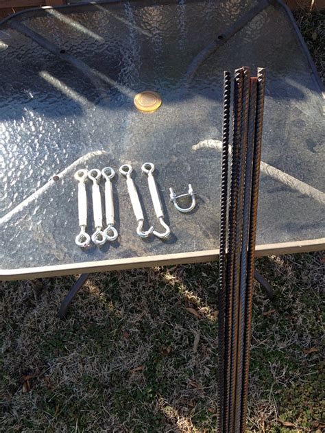 Diy Steel Target Stands Using Rebar And Turnbuckles 5 Photos