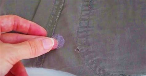 Woman Demonstrates How To Fix Holes In Clothing Using A No-Sew ...