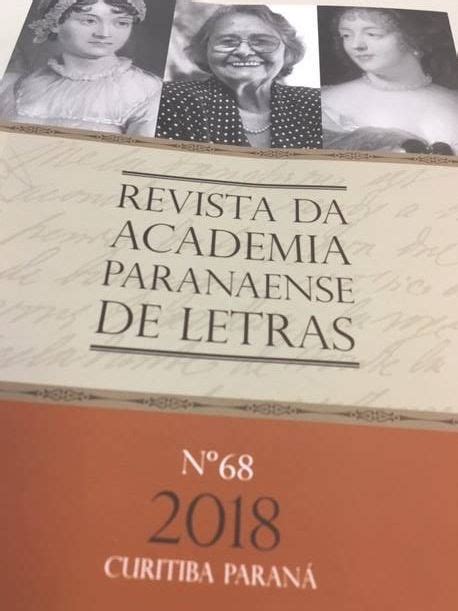 Publicada Revista Da Apl N Mero Academia Paranaense De Letras