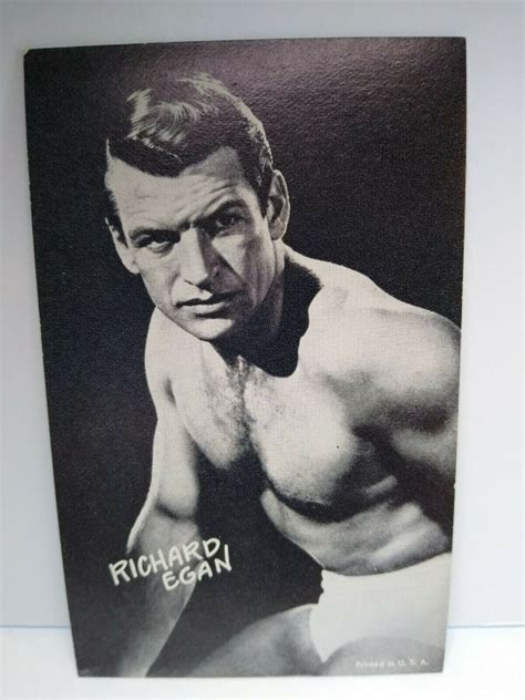 Richard Egan Shirtless Beefcake Postcard Actor Card Original Nos Gay Interest Topics People